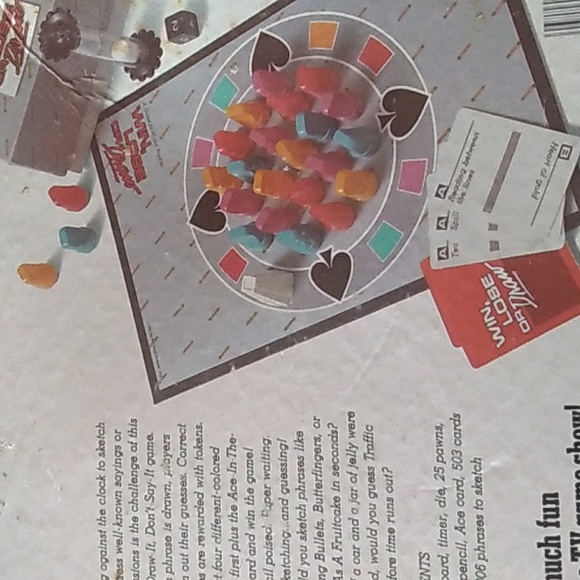 Vintage Win Lose or Draw Board Game - 1987  Walt Disney #4710 - EUC - Picture 2 of 16